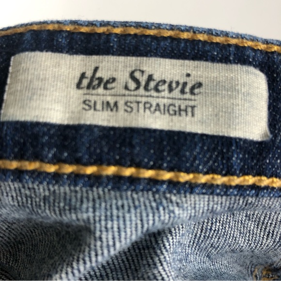 AG Adriano Goldschmied The Stevie Slim Straight Jeans Size 27R - Picture 7 of 10